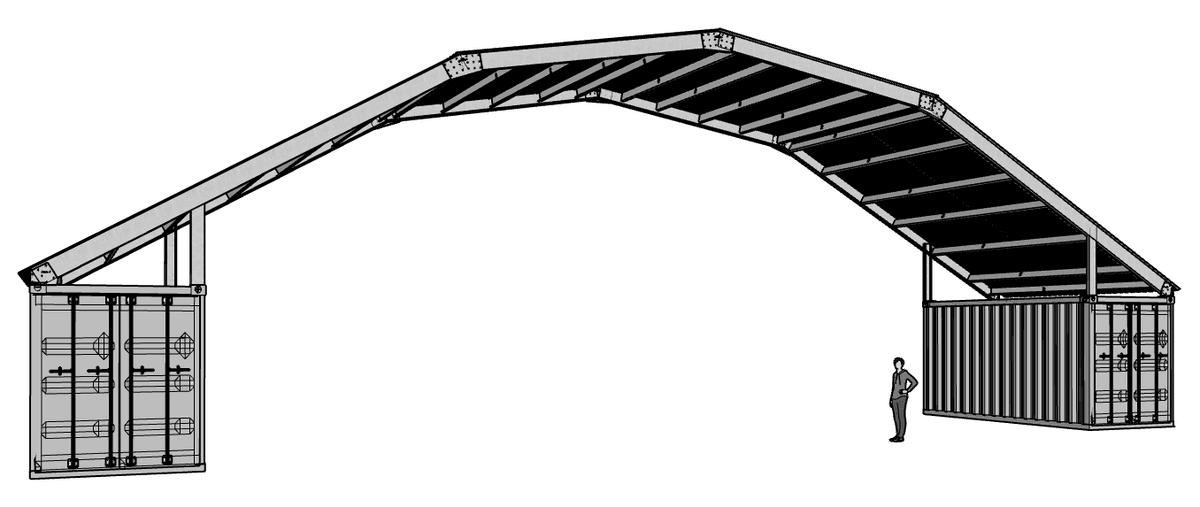 Shipping Container Roof Kits PodRoof Australia